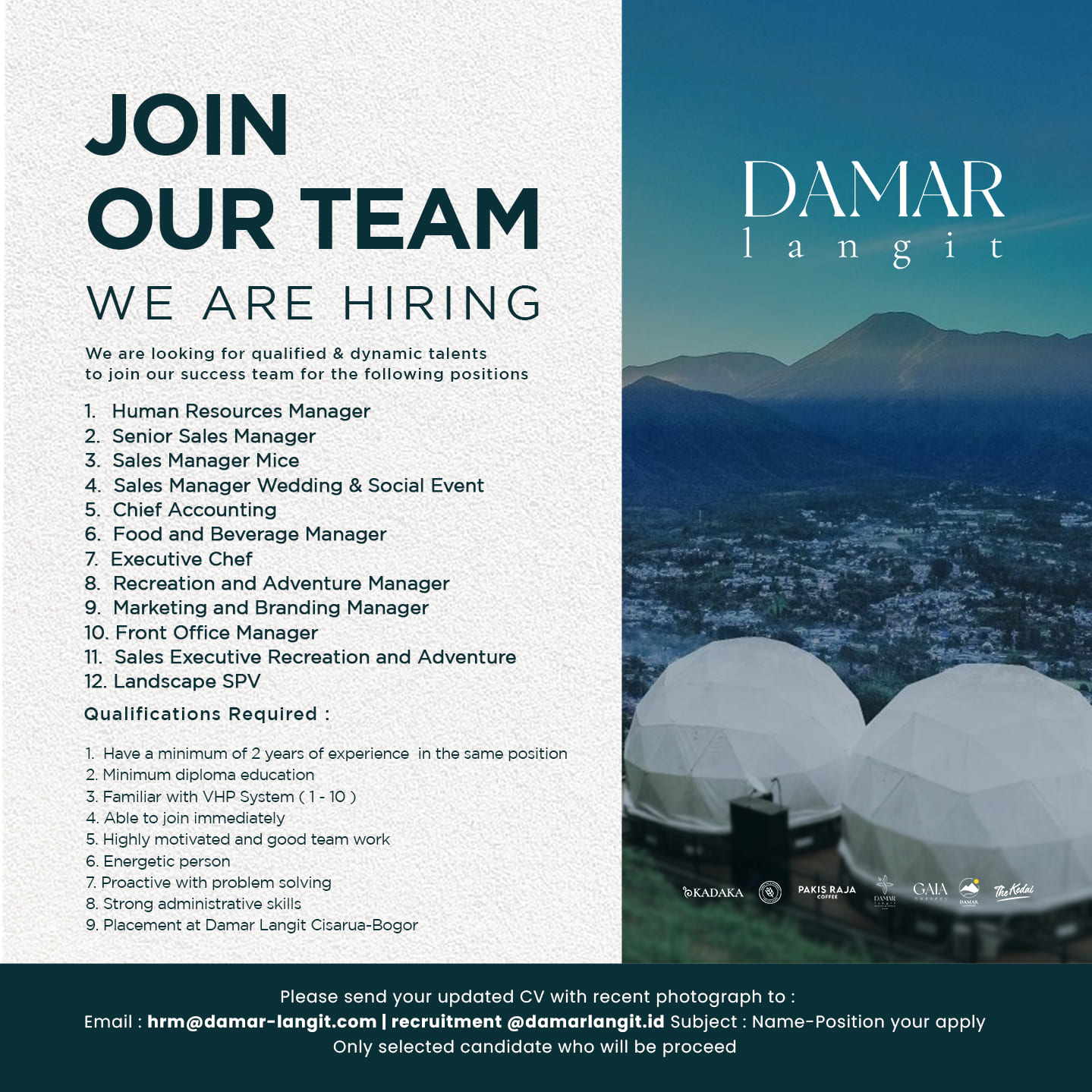 Peluang Karir di Damar Langit 